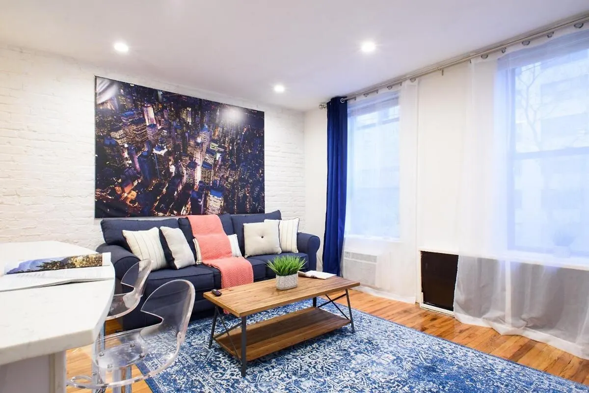 26-4B Newly Furnished 1Br W&D Courtyard Apartment New York